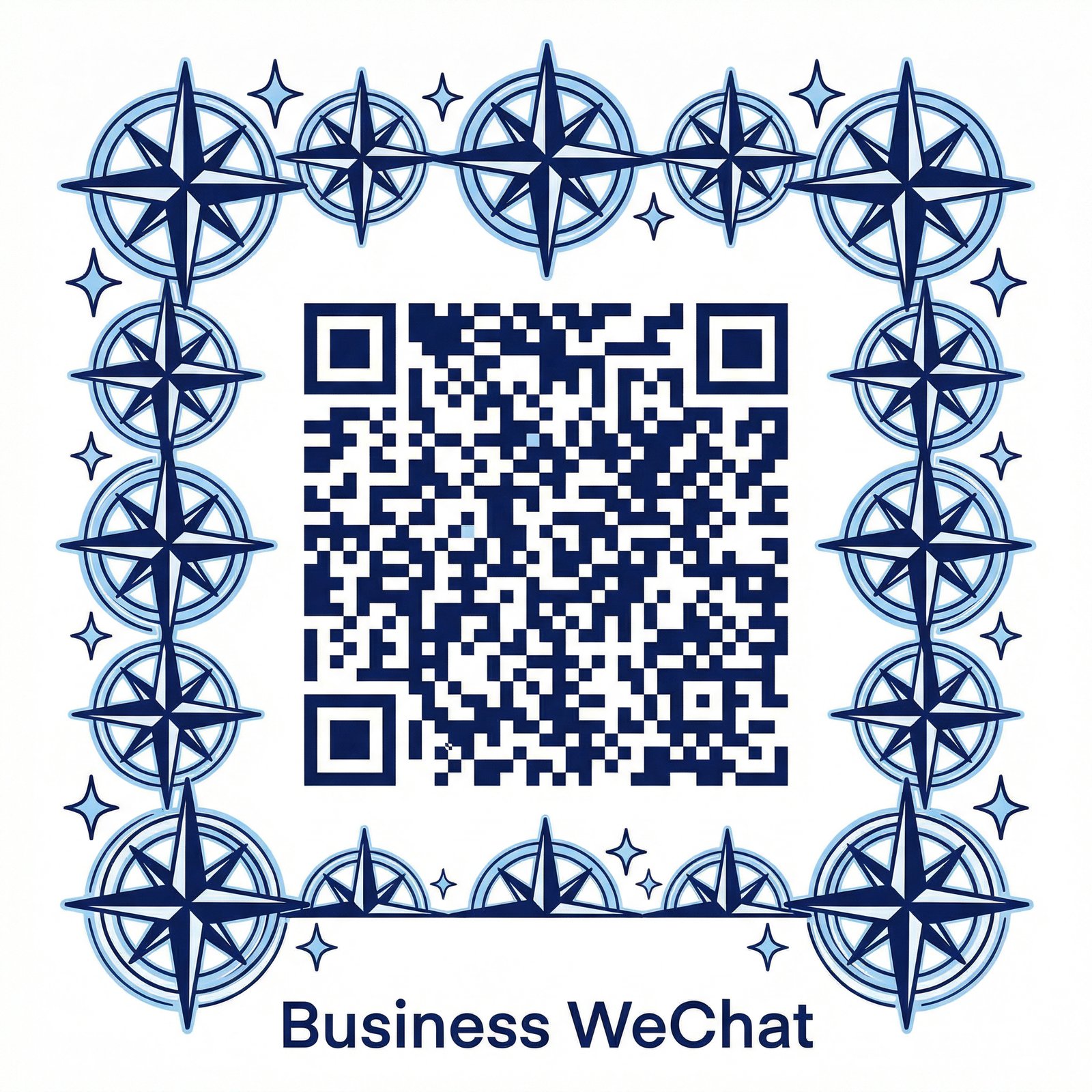 黄色仓库商务二维码